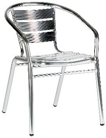 Cataline Alu Slat Arm Chair